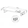 Equip 650881 supporto da scrivania per monitor con USB