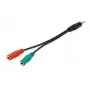 Equip 147943 cavo audio 1,5 m 2 x 3,5 mm 3,5 mm nero