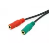 Equip 147943 cavo audio 1,5 m 2 x 3,5 mm 3,5 mm nero