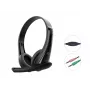 Cuffie con filo CONCEPTRONIC POLONA06B3T, stereo 3,5 mm, microfono con soppressione del rumore, supraurali, 20–20000 Hz, cavo 1,8 m, nero
