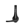 Cuffie con filo CONCEPTRONIC POLONA06B3T, stereo 3,5 mm, microfono con soppressione del rumore, supraurali, 20–20000 Hz, cavo 1,8 m, nero