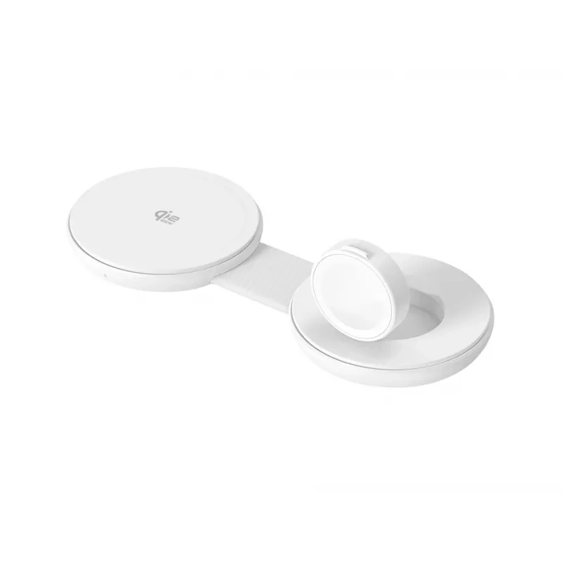 Conceptronic GORGON04W caricabatterie wireless magnetico pieghevole 2-in-1 Qi2 25W