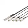 Cavo Direct Attach Digitus 40G QSFP+ to 4XSFP+ 2 m