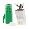 Connettore a innesto in filo RJ-45 ShiverPeaks 72067-G verde