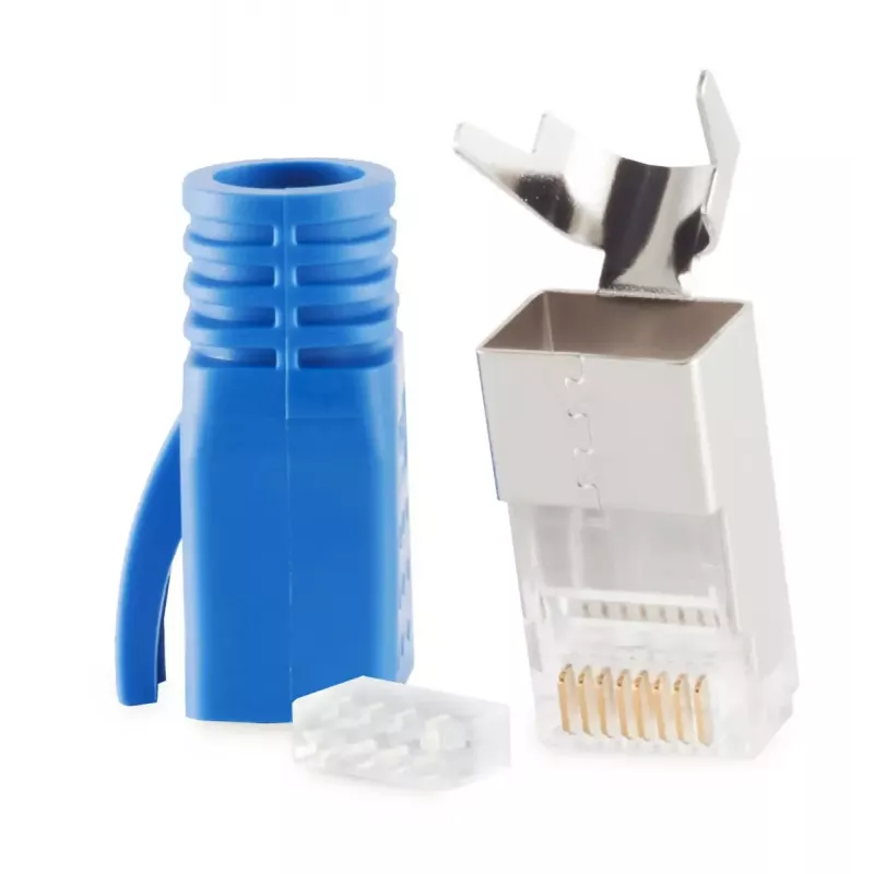 Connettore RJ-45 ShiverPeaks 72067-B blu