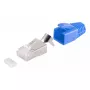 Connettore RJ-45 ShiverPeaks 72067-B blu