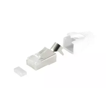 Connettore in filo RJ-45 ShiverPeaks 72067-W bianco