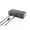 Cavo di rete S/CONN 08-41015 nero 0,5 m Cat8.1 F/FTP