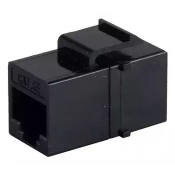 Modulo keystone ShiverPeaks S/CONN 08-10005 piatto nero RJ-45