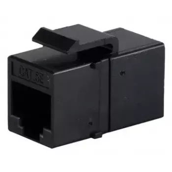 Modulo keystone ShiverPeaks S/CONN 08-10005 piatto nero RJ-45