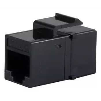Modulo keystone ShiverPeaks S/CONN 08-10006 piatto nero RJ-45