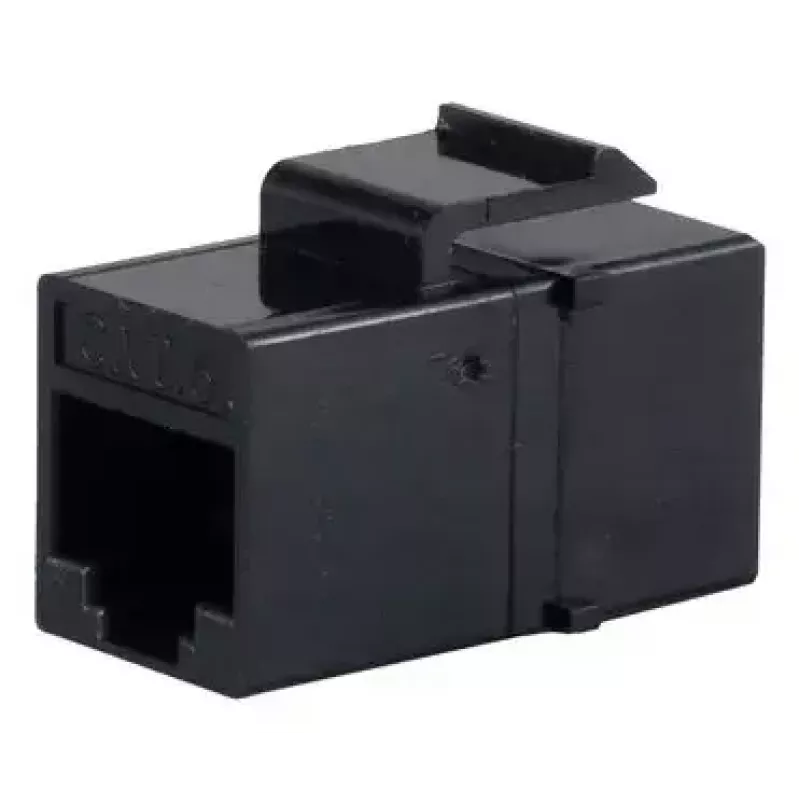 Modulo keystone ShiverPeaks S/CONN 08-10006 piatto nero RJ-45