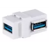 Modulo Keystone ShiverPeaks S/CONN 08-10042 angolare USB A bianco