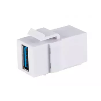 Modulo Keystone ShiverPeaks S/CONN 08-10042 angolare USB A bianco