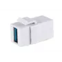 Modulo Keystone ShiverPeaks S/CONN 08-10042 angolare USB A bianco