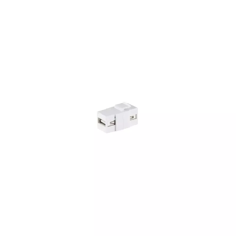 Modulo Keystone ShiverPeaks S/CONN 08-10043 piatto bianco USB A