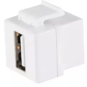 Modulo Keystone ShiverPeaks 08-10044 piatto bianco USB A
