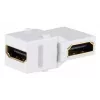 Modulo Keystone ShiverPeaks S/CONN 08-10051 angolare bianco HDMI