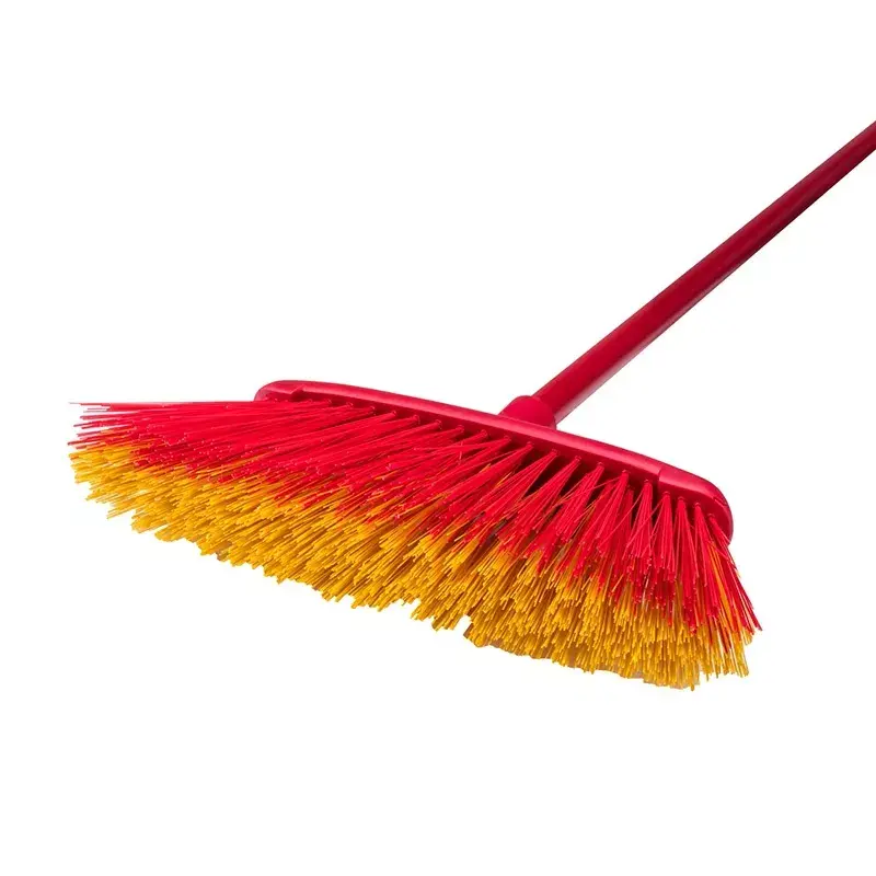 Scopa per esterni VILEDA modello 128763, setole dure, tecnopolimero, rossa