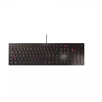 Tastiera sottile CHERRY KC 6000 USB svizzera nero