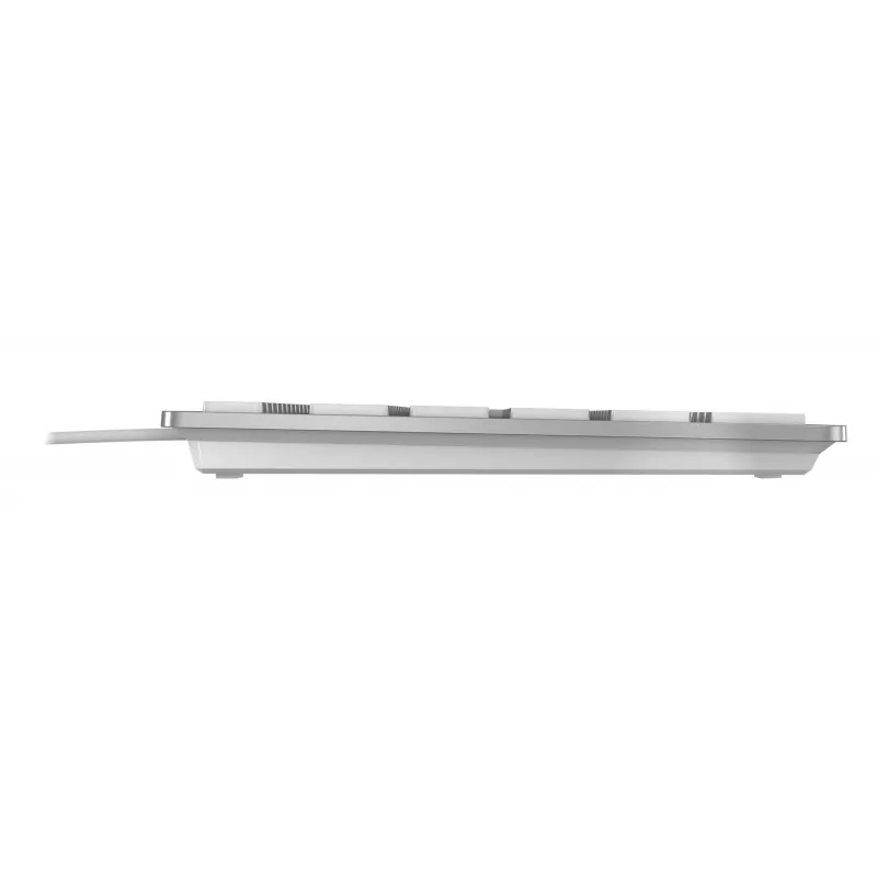 Tastiera sottile CHERRY KC 6000 FOR MAC con filo, argento/bianco, USB (QWERTY – UK)