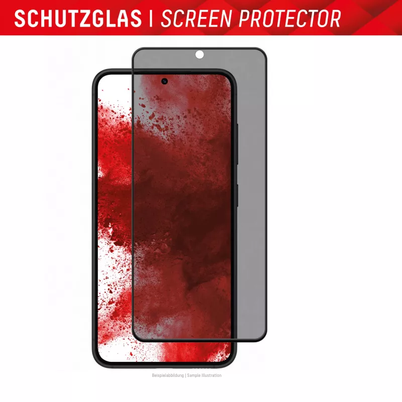 Privacy Screen Protector Displex (10H) per Samsung Galaxy S22/S23, cornice di montaggio Eco, filtro privacy