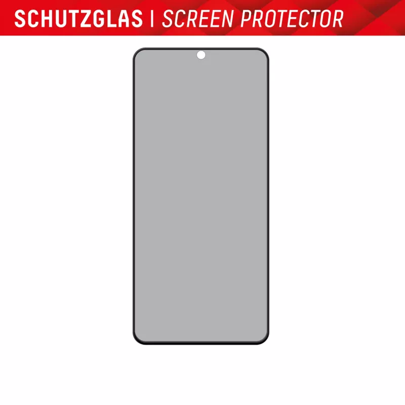 Privacy Screen Protector Displex (10H) per Samsung Galaxy S22/S23, cornice di montaggio Eco, filtro privacy