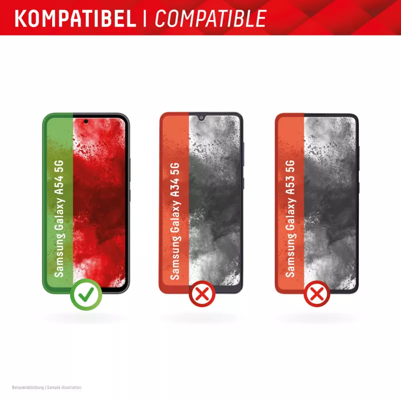 Pellicola protettiva display + custodia Displex per Samsung Galaxy A54 5G vetro temperato