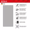 Privacy Screen Protector Displex (10H) per Samsung Galaxy S24 Ultra, Eco Mounting Frame, filtro privacy