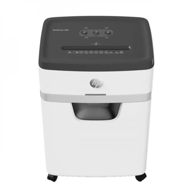 Distruggidocumenti HP OneShred 12MC taglio micro 2x15 mm 12 fogli 25 L 65 dB 220 mm bianco