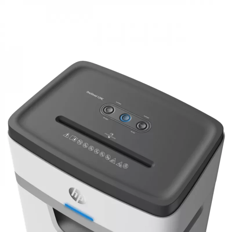 Distruggidocumenti HP OneShred 12MC taglio micro 2x15 mm 12 fogli 25 L 65 dB 220 mm bianco