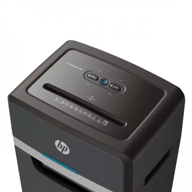 Distruggidocumenti HP Pro Shredder 16MC taglio micro 55 dB 22 cm nero