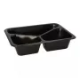 Papstar 96554 contenitore monouso per alimenti nero PET 227x178x45mm