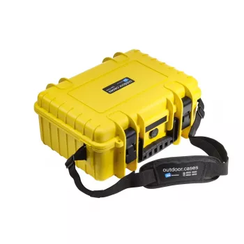 Valigia rigida B&W Cases Tipo 4000 giallo