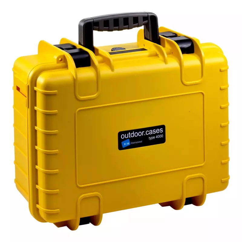 Valigia rigida B&W Cases Tipo 4000 giallo