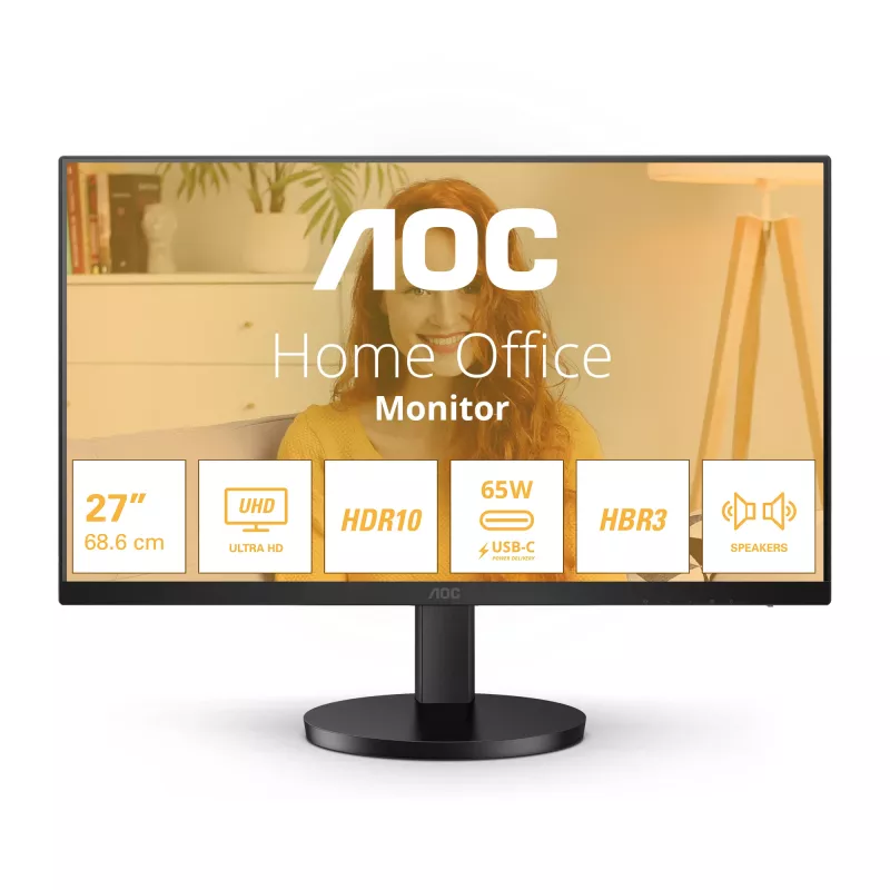 AOC B3 U27B3CF monitor per computer 68,6 cm (27 pollici) 3840 x 2160 Pixel 4K Ultra HD LCD nero