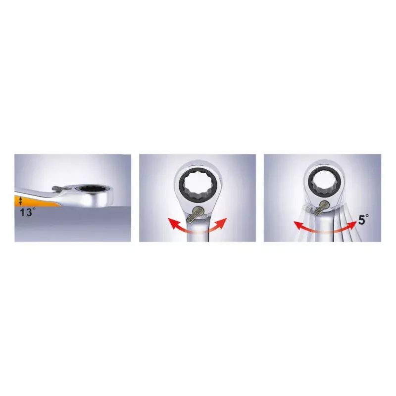 Chiave combinata KS Tools 503.5914 14 mm acciaio cromo-vanadio