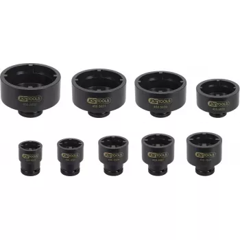Set di chiavi a bussola KS Tools 450.5020 — 9 inserti a bussola, peso 7,82 kg