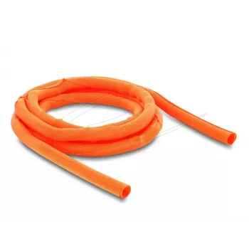 Guaina protettiva per cavi autochiudente DELOCK 2 m x 10 mm arancione