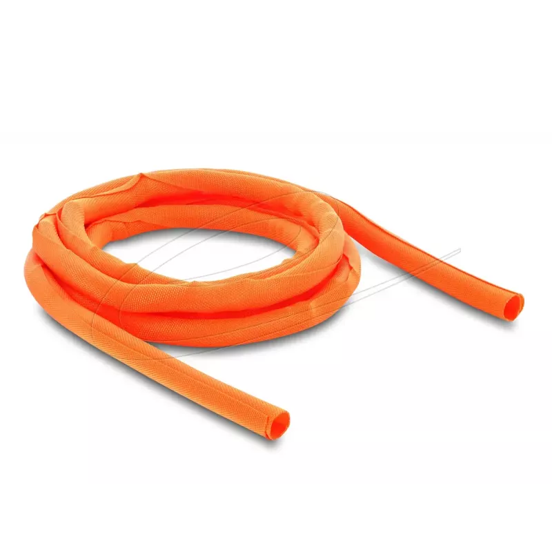 Guaina protettiva per cavi autochiudente DELOCK 2 m x 10 mm arancione