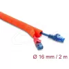 Guaina protettiva per cavi autochiudente DELOCK 2 m × 16 mm arancione