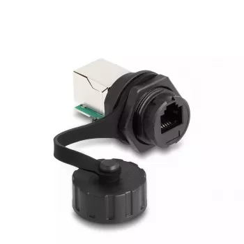 Connettore per cavi DeLOCK presa RJ12 su presa RJ12 IP68 impermeabile nero