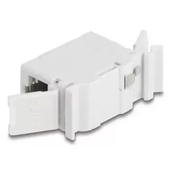 DeLOCK 90768 Modulo keystone piatto grigio RJ-45