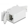 DeLOCK 90768 Modulo keystone piatto grigio RJ-45