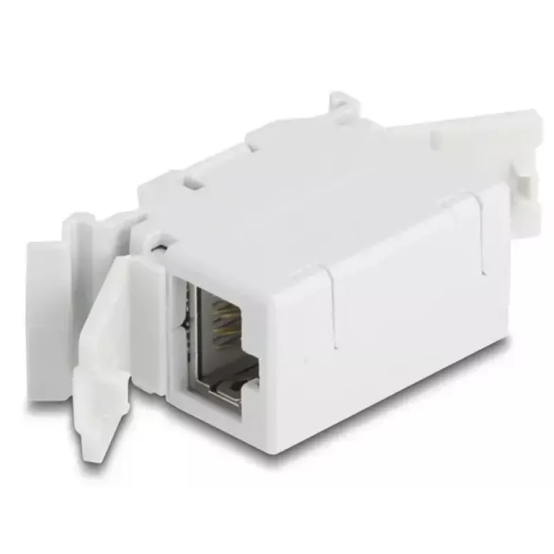 DeLOCK 90768 Modulo keystone piatto grigio RJ-45