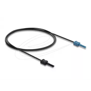 Adattatore in fibra ottica DELOCK 91023 multimodale, cavo in plastica POF 1,0 m, nero/blu