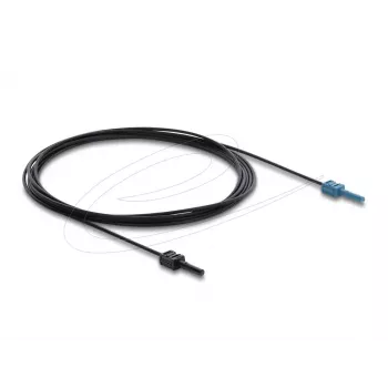 Cavo adattatore in fibra ottica DELOCK 91026, multimodale POF, 3 m, nero/blu, 1 pz.