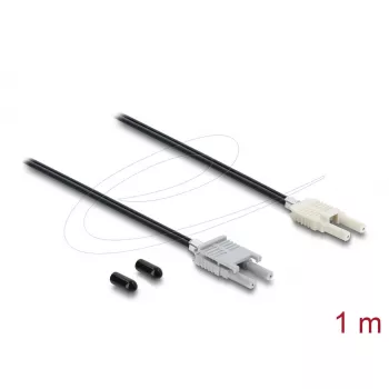 Cavo adattatore in fibra ottica DELOCK 91027 multimodale 100 cm nero/grigio, 1 pz.