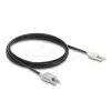 Cavo adattatore in fibra ottica DELOCK 91030, multimodale POF, 3 m, nero/grigio