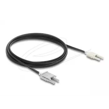 Cavo adattatore in fibra ottica DELOCK 91030, multimodale POF, 3 m, nero/grigio